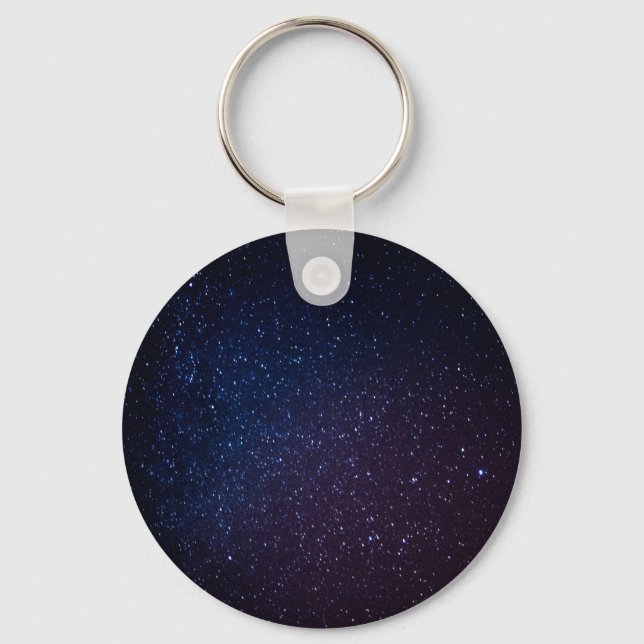 Milky Way stars night sky Key Ring (Front)
