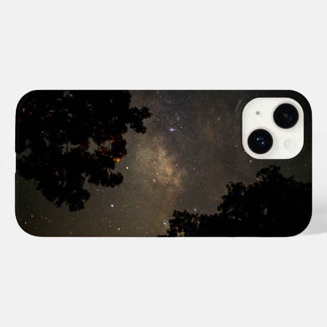 Milky Way Trees Case-Mate iPhone Case (Back (Horizontal))