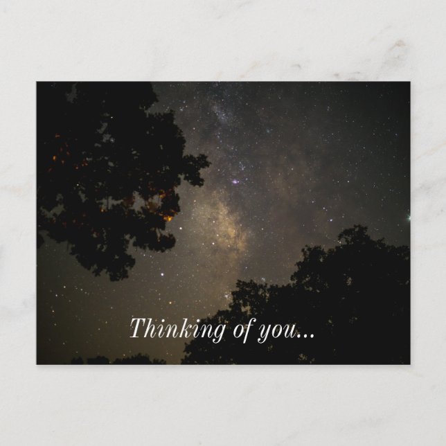Milky Way Trees Postcard (Front)