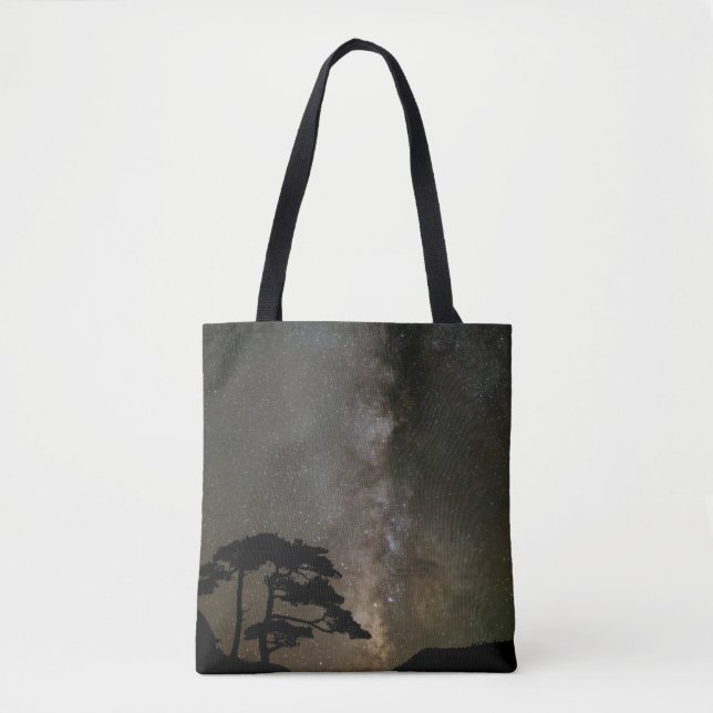 Milky Way with Tree | Ouray Colorado Tote Bag (Front)