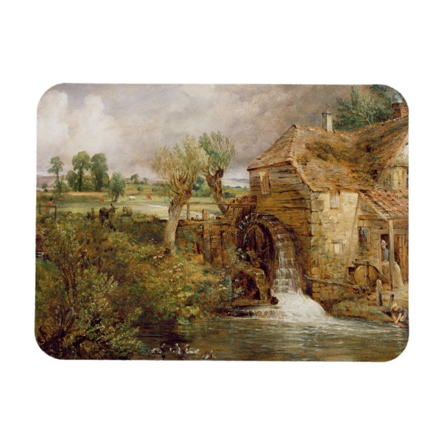Mill at Gillingham, Dorset, 1825-26 (oil on canvas Magnet (Horizontal)