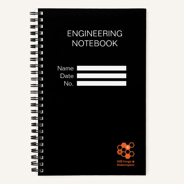 Mill Forge Engineering Notebook (Front)