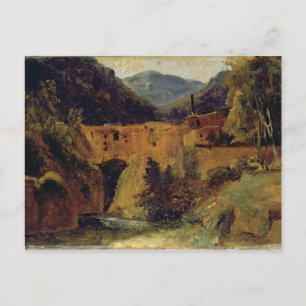 Mill in the valley near Amalfi, 1829 Postcard