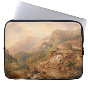 Mill near Steierling, Upper Austria Emil Barbarini Laptop Sleeve