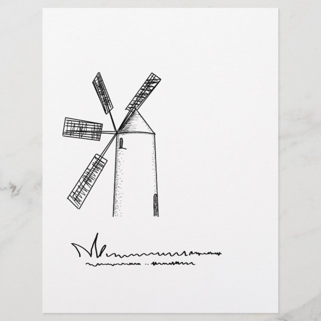 mill on white background (Front)