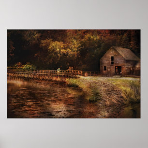 Mill - The Villiage Edge Poster