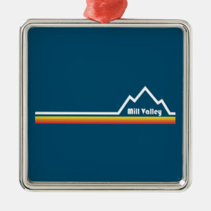 Mill Valley California Metal Ornament