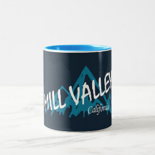 Mill Valley California Mountains Two-Tone Coffee Mug