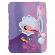 Milla the Mermaid Baby Blanket