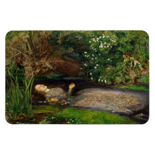 Millais Ophelia CC0541 Fridge Art Collection Magnet