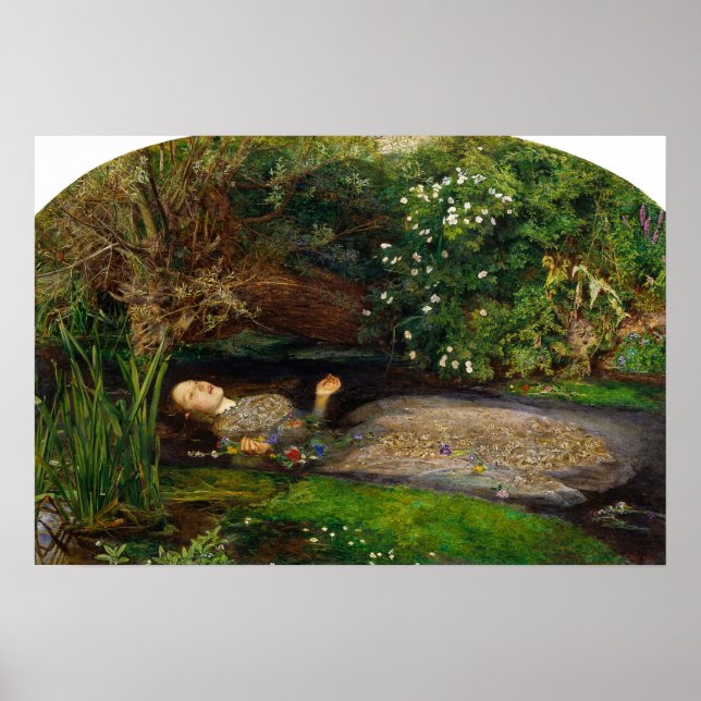 Millais - Ophelia Poster (Front)
