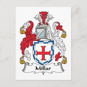 Millar Family Crest Postcard