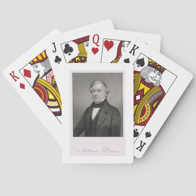 Millard Fillmore, engraved by Thomas B. Welch (181 Playing Cards (Back)