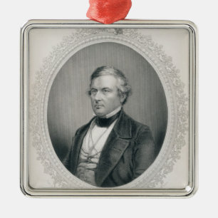 Millard Fillmore Metal Ornament