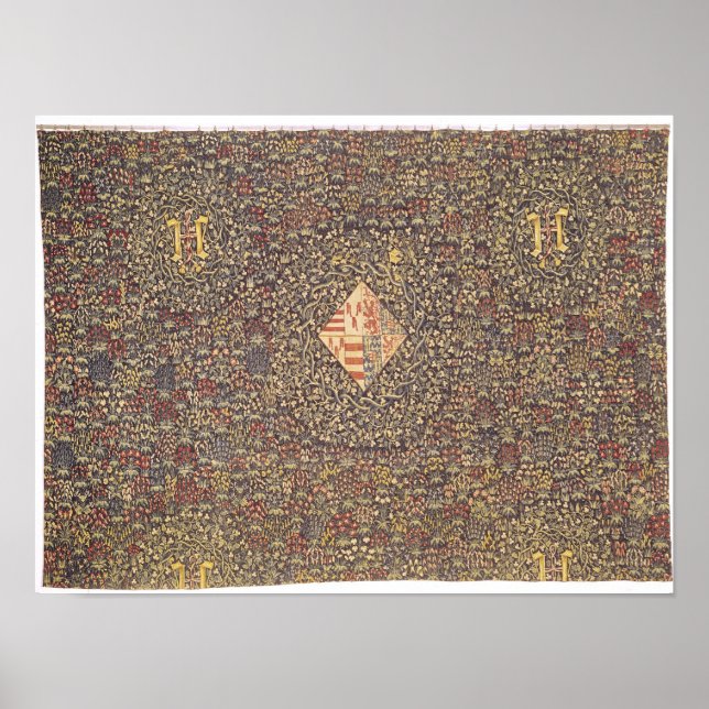 Mille fleurs with the coat of arms of poster (Front)