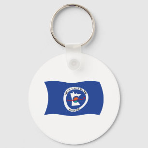 Mille Lacs Band Reservation Flag Keychain