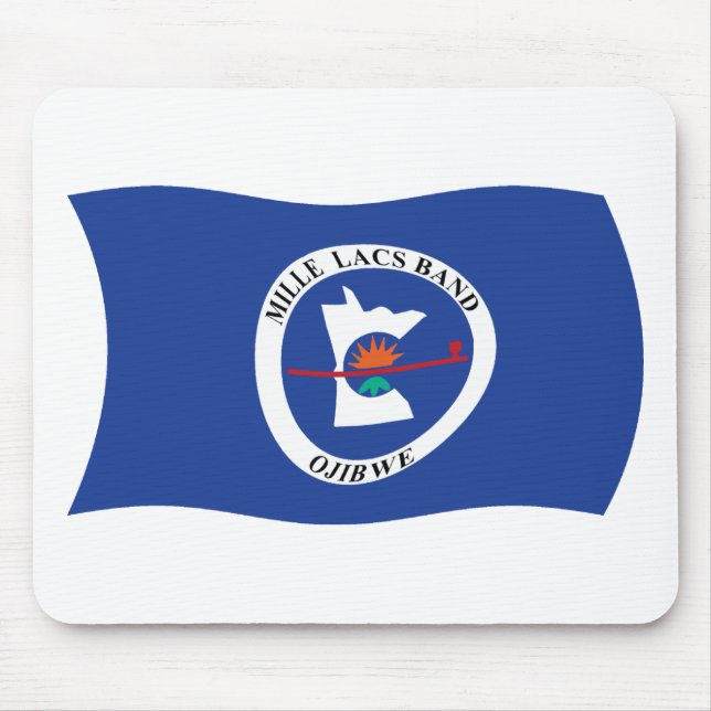 Mille Lacs Band Reservation Flag Mousepad (Front)
