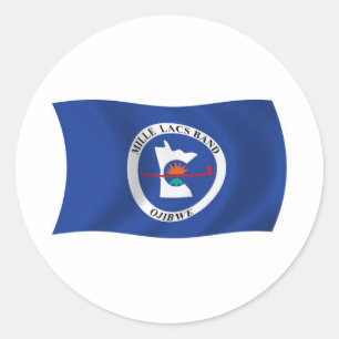 Mille Lacs Band Reservation Flag Sticker
