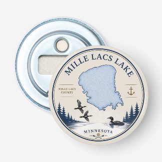 Mille Lacs Lake, MN Cabin/Lake Home Decor & Gifts Bottle Opener