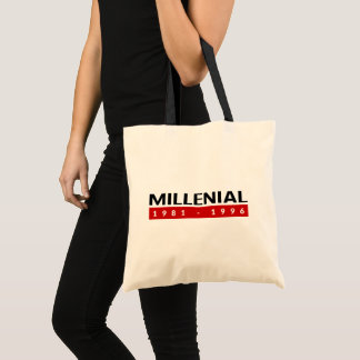 Millenial 1981-1996. Totebag. Tote Bag