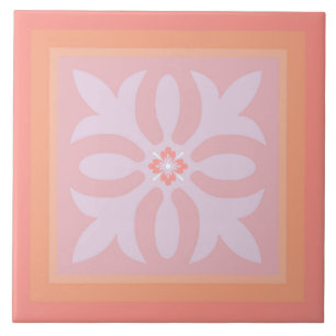 Millenial pinks colours pattern feature tile