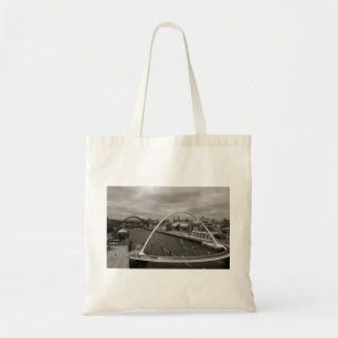 Millenium Bridge, Newcastle, England Tote Bag
