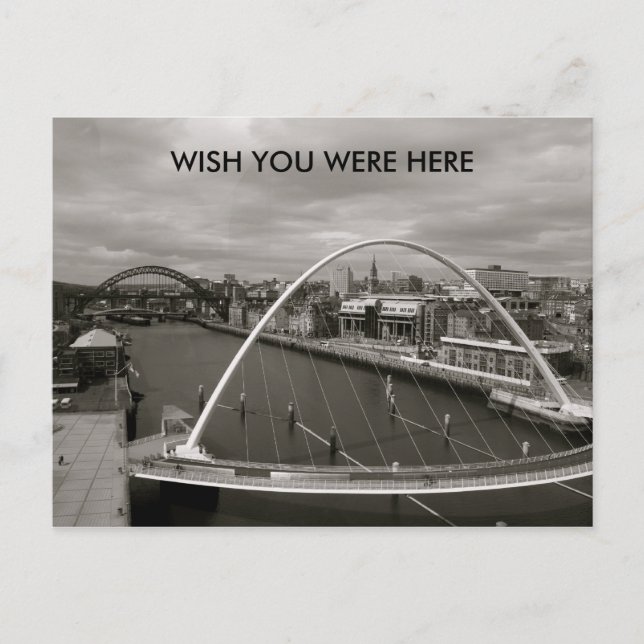 Millenium Bridge  WISH YOU WERE HERE Postcard (Front)