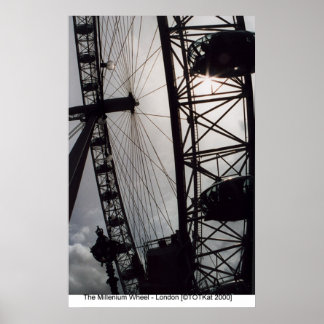 Millenium Wheel - London Poster