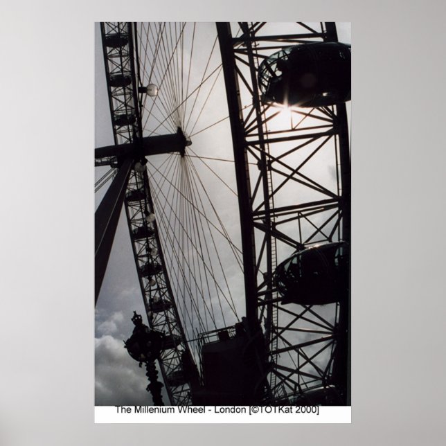 Millenium Wheel - London Poster (Front)