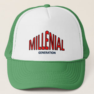 Millennial cap. Generation-Y Trucker Hat