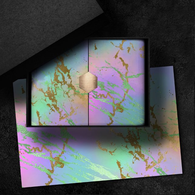 Millennial Marble | Playful Rainbow Pastel Ombre Tissue Paper (Creator Uploaded)