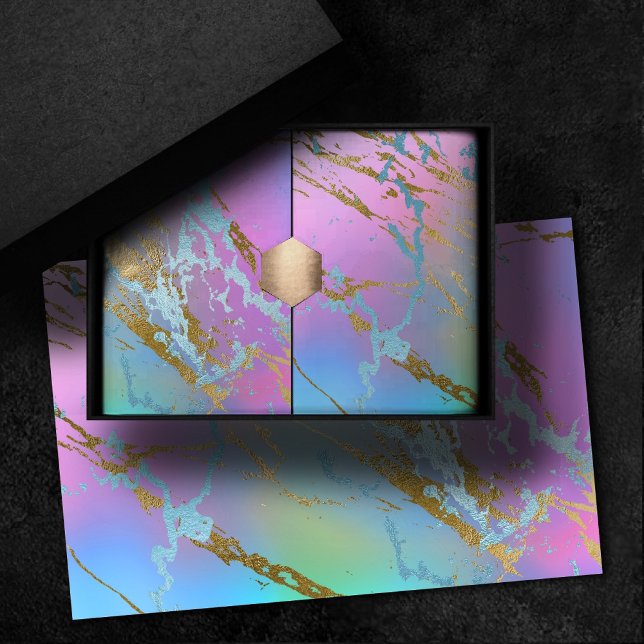 Millennial Marble | Playful Rainbow Pastel Ombre Tissue Paper (Creator Uploaded)