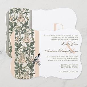 Millennial Pink Hummingbird Wedding Invitations