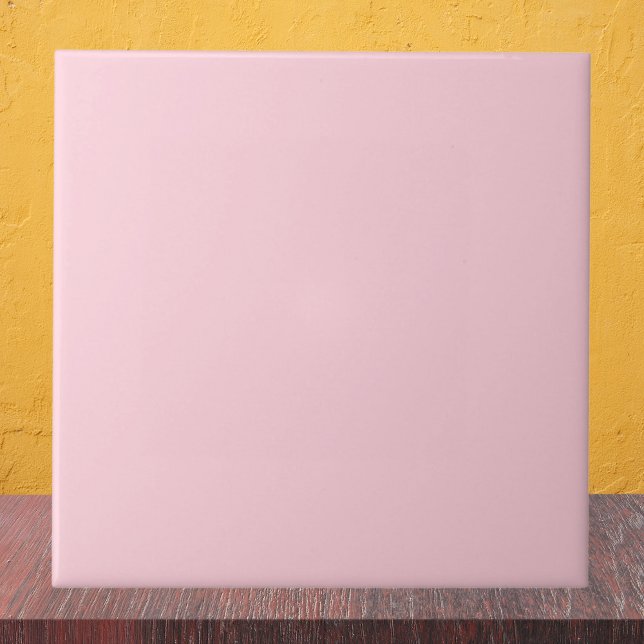 Millennial Pink Solid Color Ceramic Tile (Creator Uploaded)