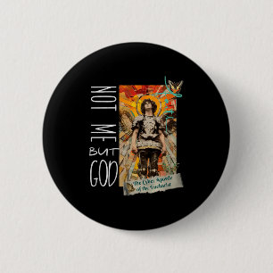 Millennial Saint The Eucharist Not Me God Premium 6 Cm Round Badge