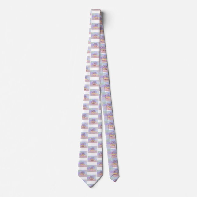 Millennial Swag Phrases Tween Text Messages  Tie (Front)