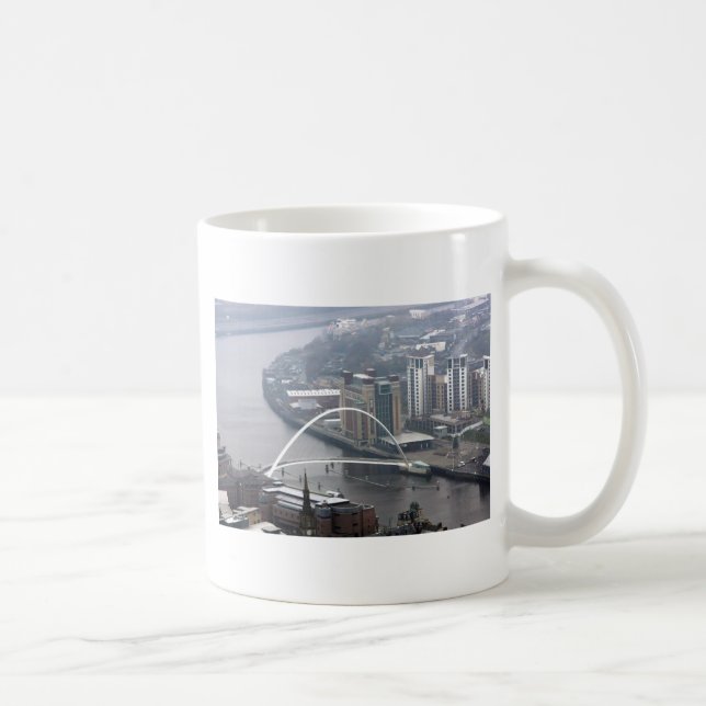 Millennium Bridge Newcastle upon Tyne Coffee Mug (Right)