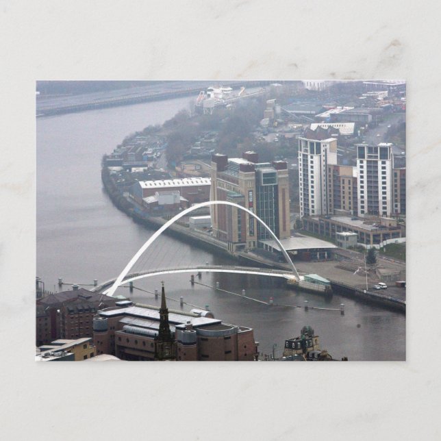 Millennium Bridge Newcastle upon Tyne Postcard (Front)