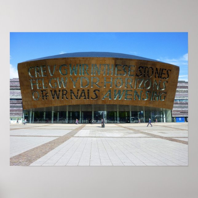 Millennium Centre, Cardiff, Wales Poster (Front)
