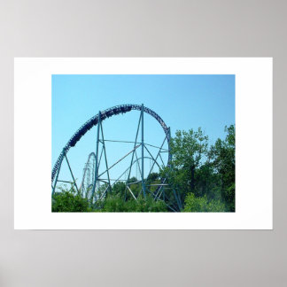 Millennium Force Curve Poster