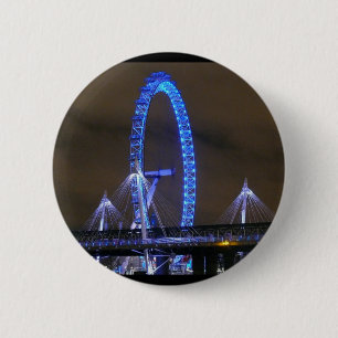 Millennium Wheel London 6 Cm Round Badge