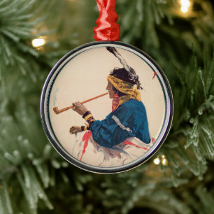 Miller Bros. 101 Ranch, Wild West Circus Poster Metal Ornament