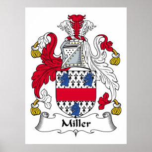 Miller Family Crest Poster
