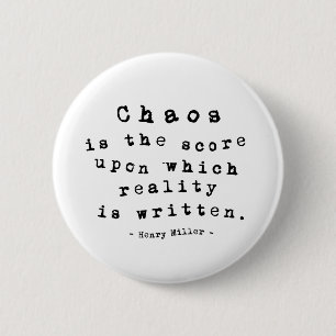 Miller on Chaos 6 Cm Round Badge