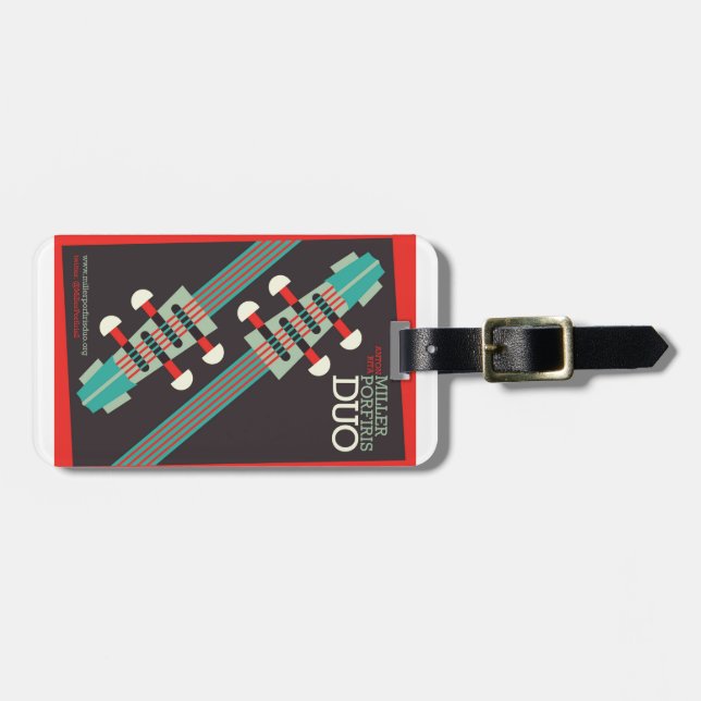 Miller-Porfiris Duo luggage Tag (Front Horizontal)