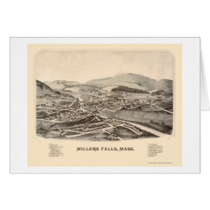Millers Falls, MA Panoramic Map - 1889