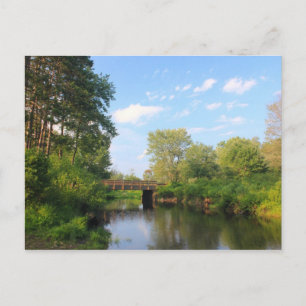 Millers River near Lake Dennison, Massachusetts Postcard