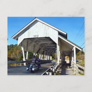 Miller's Run Covered Bridge, Lyndon, Vermont Postcard