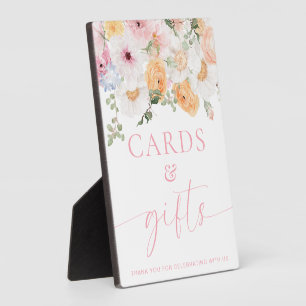 Millie Floral Cards and Gifts Sign Plaque