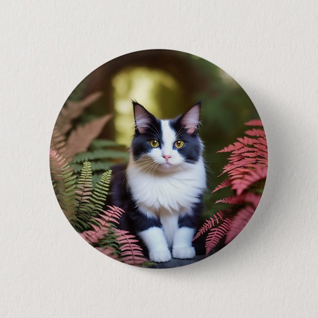 Millie The Ragdoll Cat,  6 Cm Round Badge (Front)